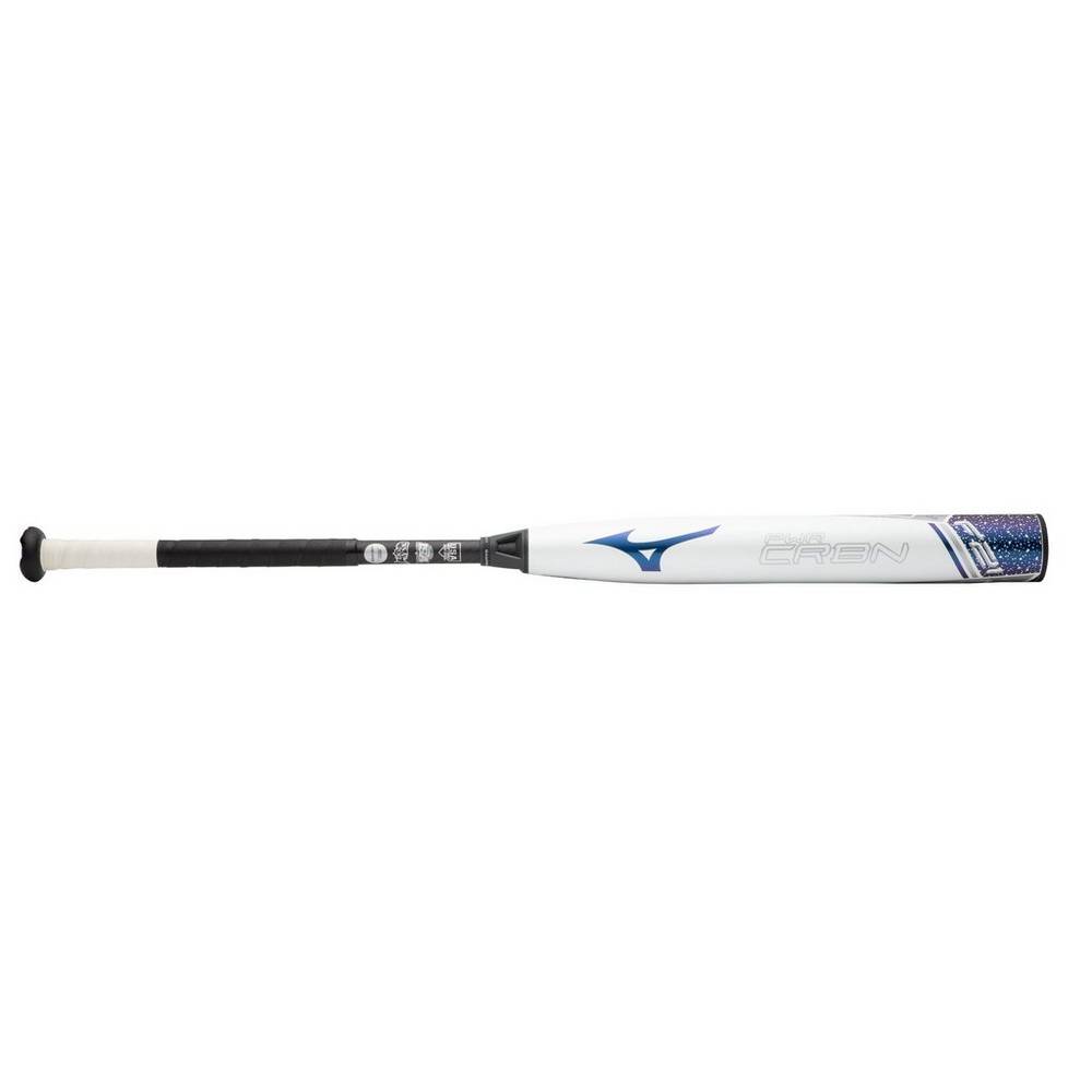 Mizuno Women's F21-PWR CRBN - Fastpitch Softball Bat (-11) White/Purple (340553-OHD)